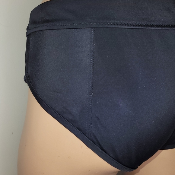 PINK VS MEDIUM NEW MEDIUM Removable Cups 2 Piece Flowerd Black SWIM SUIT - Picture 3 of 11